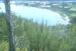 Uno de los brazos del Lago Puelo