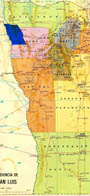 Mapa de San Luis con PN