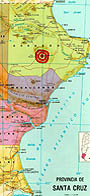 Mapa de Santa Cruz y del MN